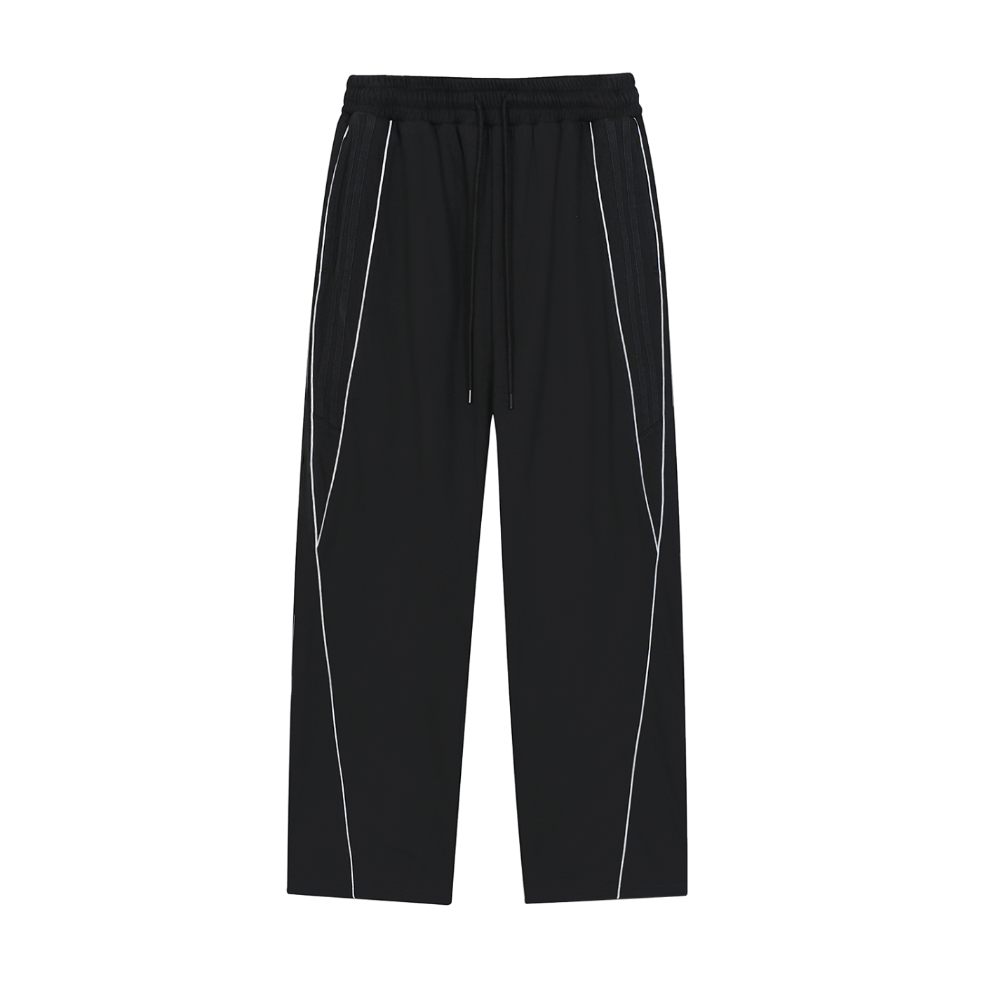 Reflection Striped Straight-Leg Sweatpants - STAGES OF LIFE