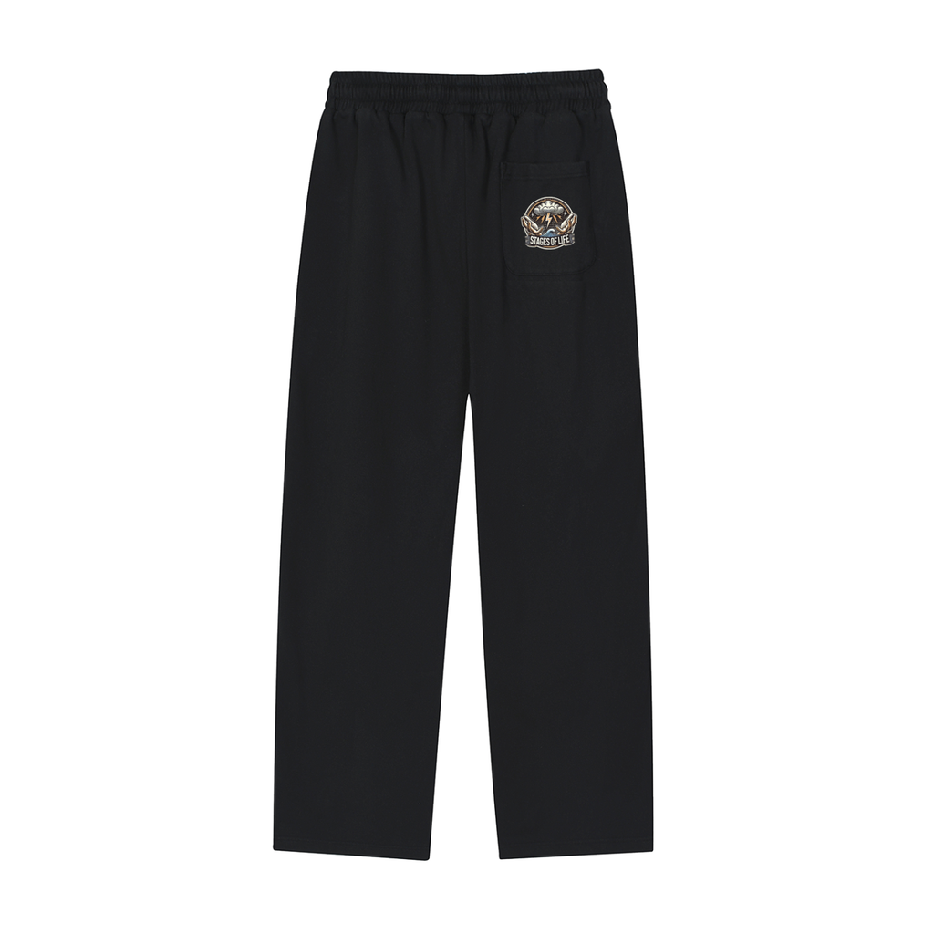 Reflection Striped Straight-Leg Sweatpants - STAGES OF LIFE