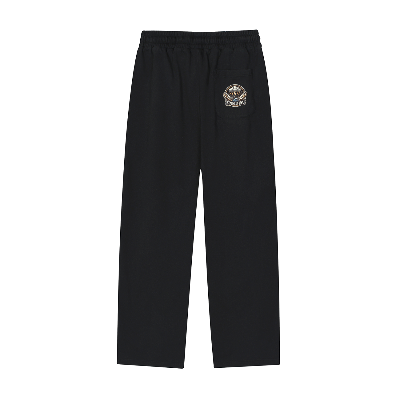 Reflection Striped Straight-Leg Sweatpants - STAGES OF LIFE