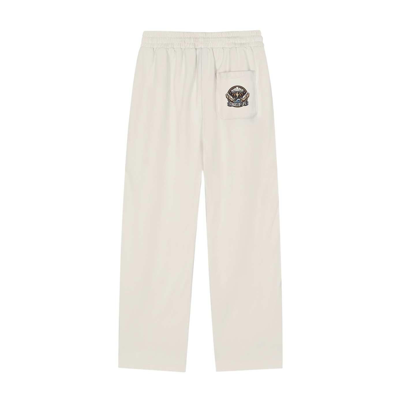 Reflection Striped Straight-Leg Sweatpants - STAGES OF LIFE