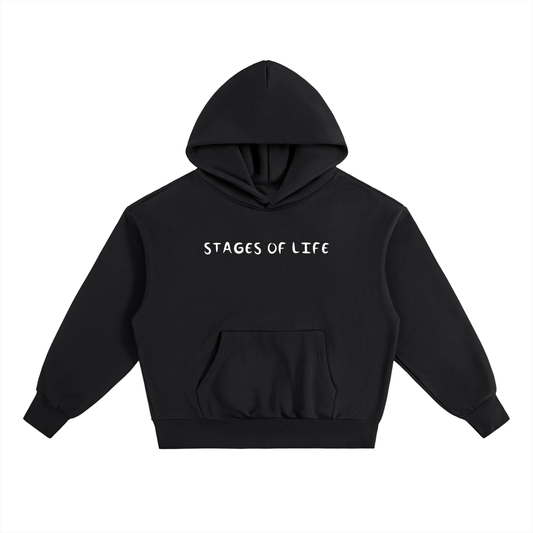 Essential Heavyweight Fleece Hoodie - STAGES OF LIFE