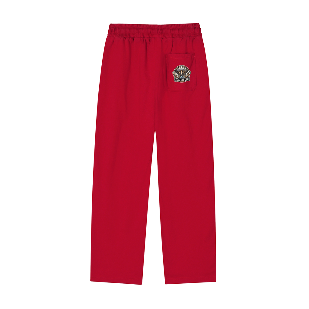 Reflection Striped Straight-Leg Sweatpants - STAGES OF LIFE