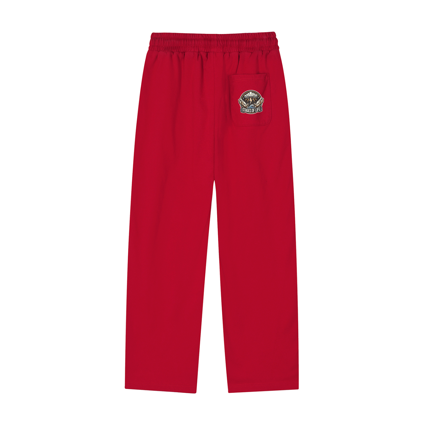 Reflection Striped Straight-Leg Sweatpants - STAGES OF LIFE
