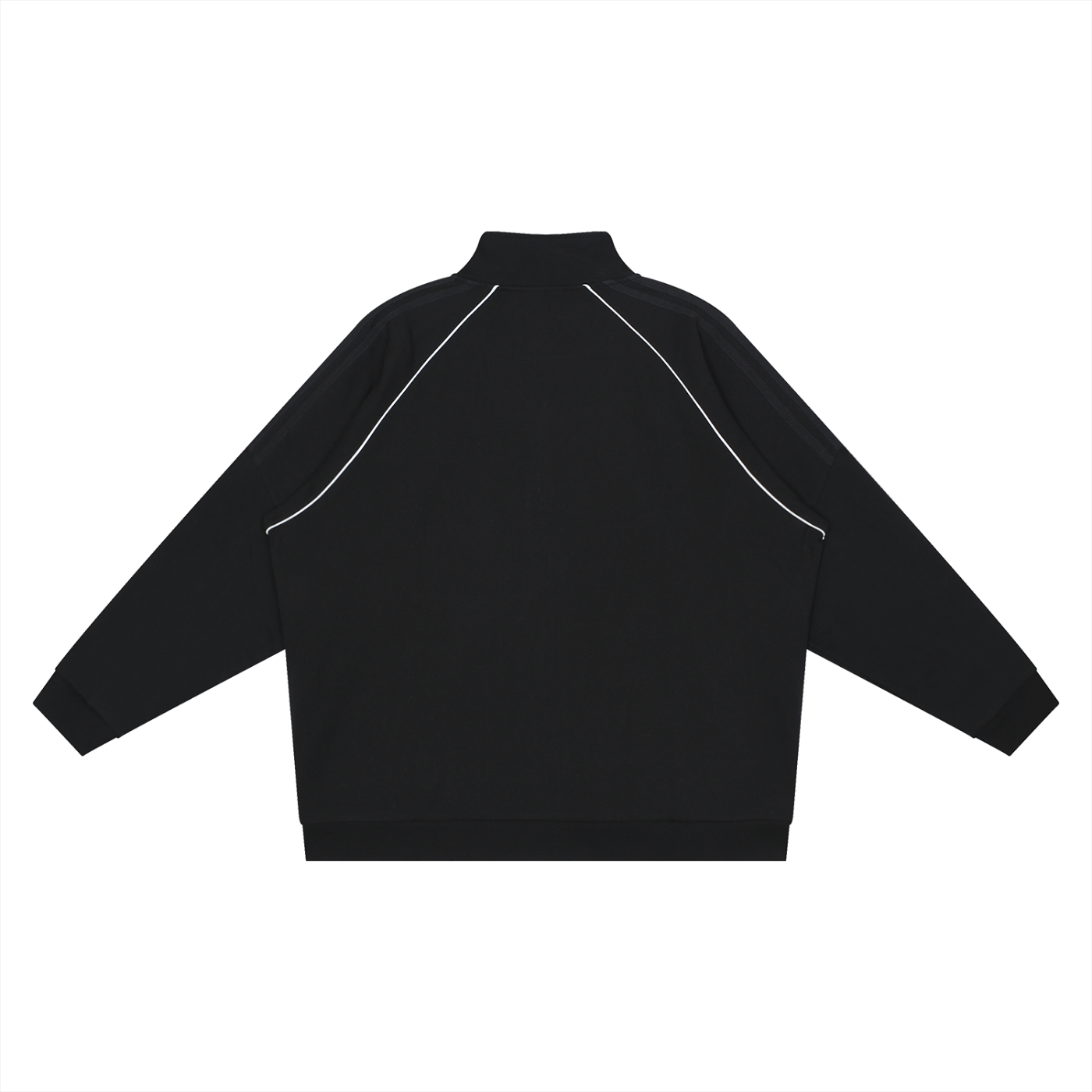 Reflection Striped Raglan Sleeve Jacket - STAGES OF LIFE