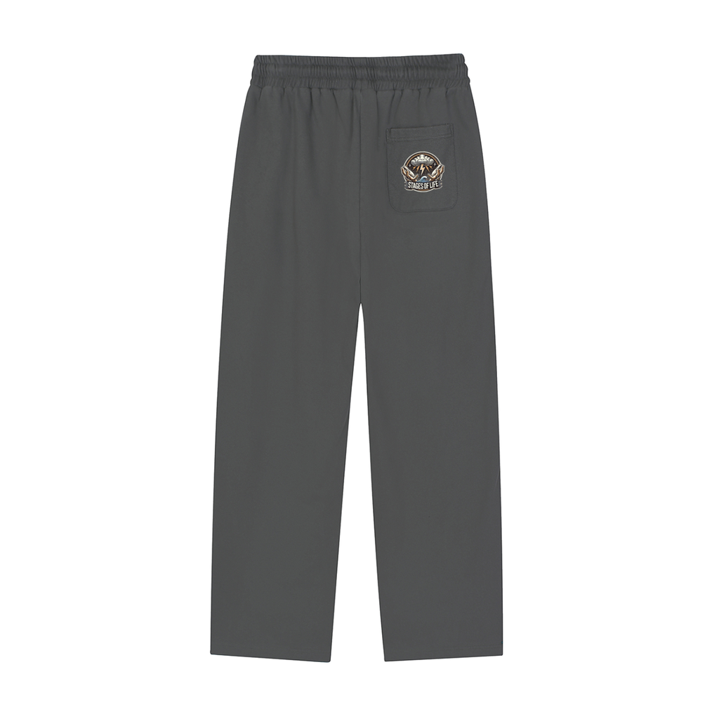 Reflection Striped Straight-Leg Sweatpants - STAGES OF LIFE