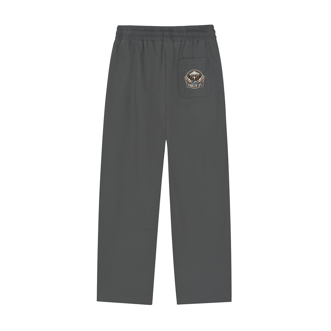 Reflection Striped Straight-Leg Sweatpants - STAGES OF LIFE