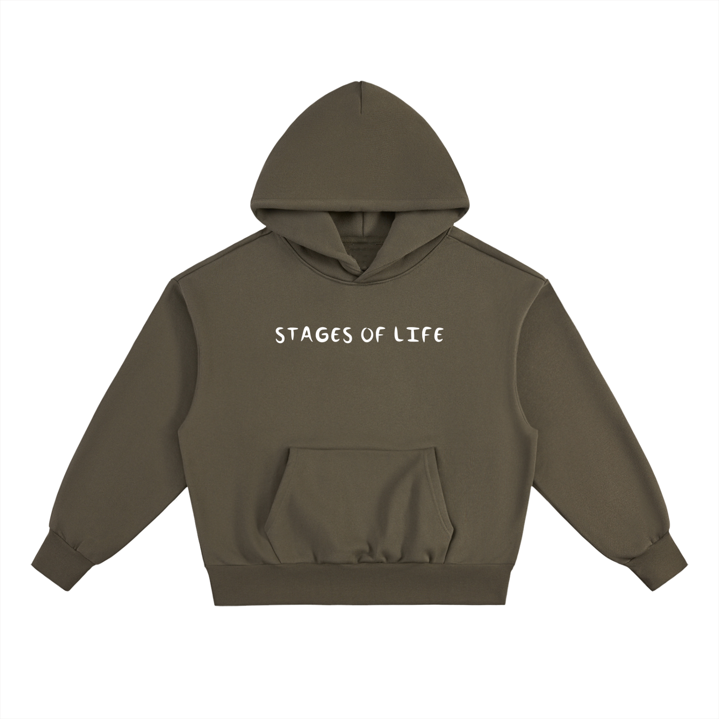 Essential Heavyweight Fleece Hoodie - STAGES OF LIFE