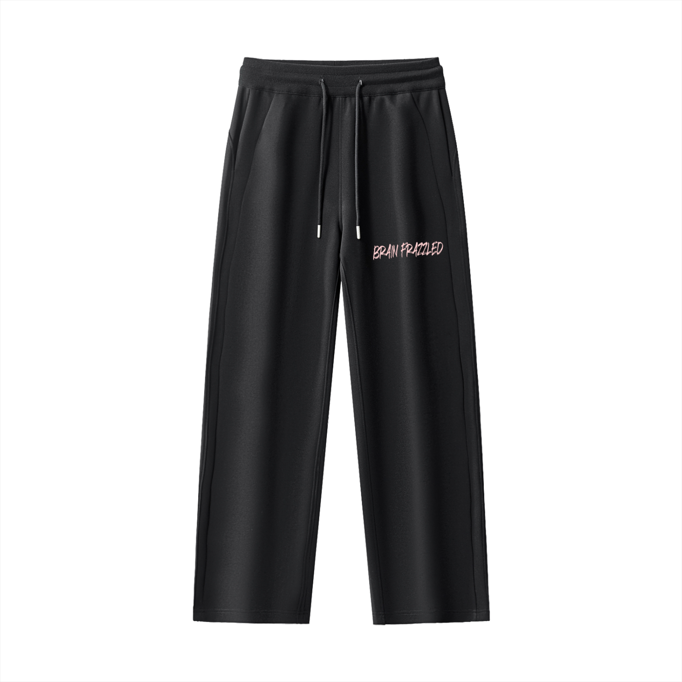 Brain Frazzled - Drawstring Straight-Leg Sweatpants