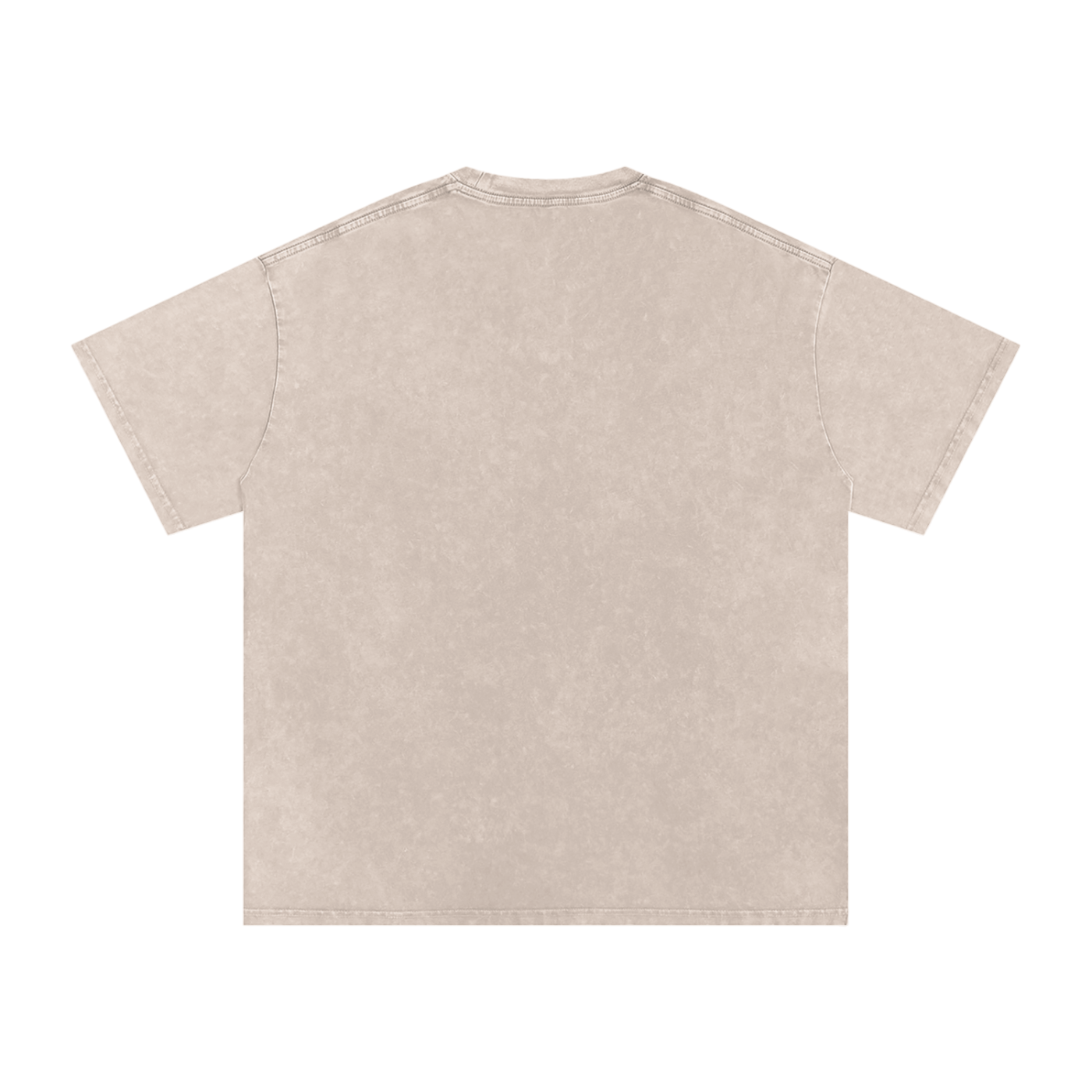 Snow Washed Oversized Cotton T-Shirt - STAGES OF LIFE