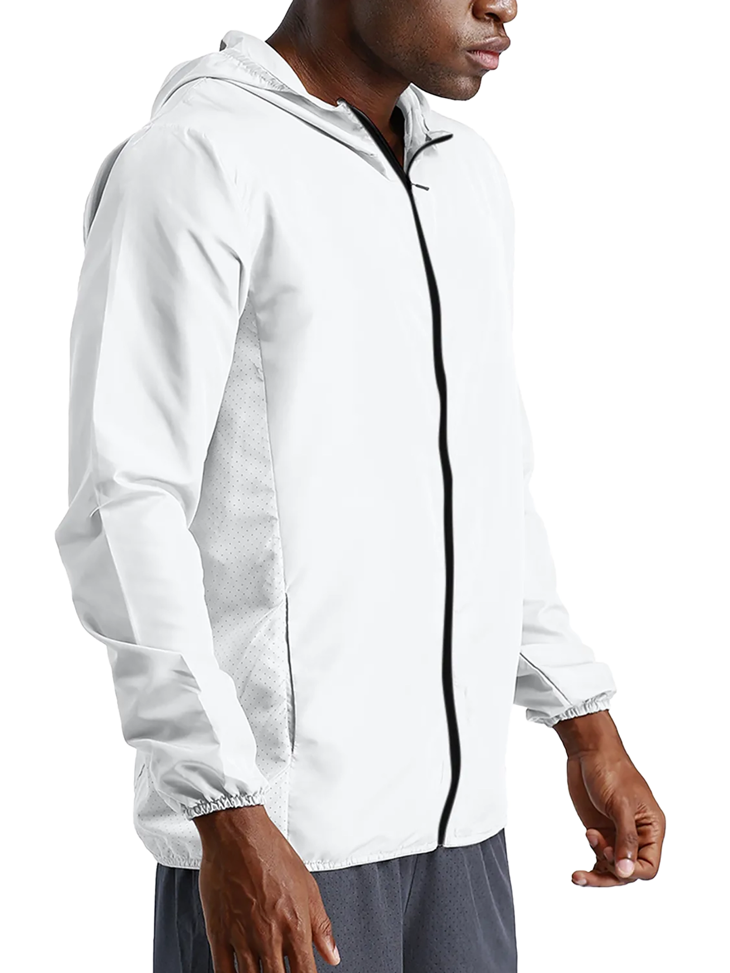 Men's Urban Sports Jacket - STAGES OF LIFE Soft Hooded